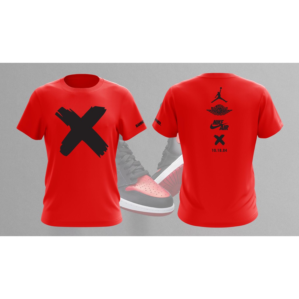 Banned jordan t shirt online