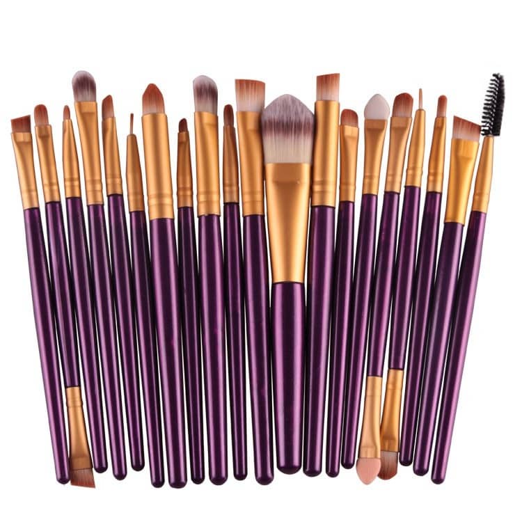 Malaysia ready stock 20 Pcs Make Up Brush Set makeup brushes set Makeup