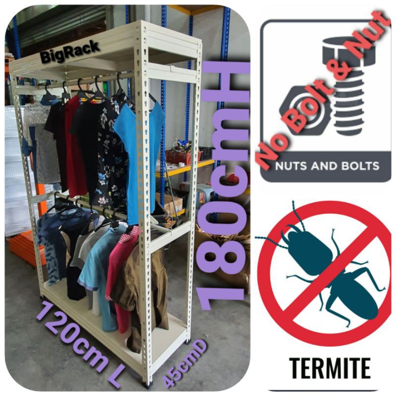 Big Rack !Rack Jual Baju & Seluar !Rack Besi!!Rack Gantung Baju dan ...