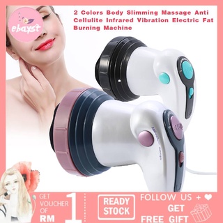 3D Electric Full Body Slimmer Massager Weight Loss Roller Cellulite Massage  Device Fat Burner Spa Machine Machine Face Lift Tool Color: EU Plug