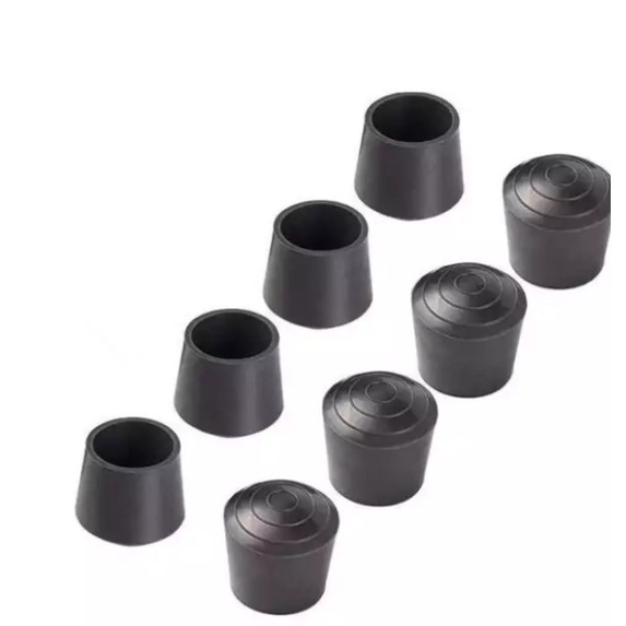 4pcs Round Internal Cap Outer Rubber Cover / Getah Kaki Meja Kerusi ...