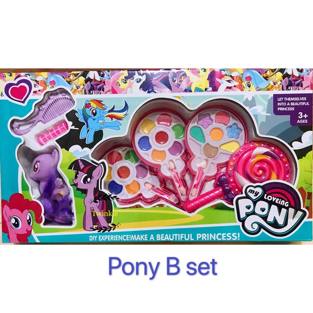 My Little Pony Dolls Playset Makeup Set Beauty Set | Shopee Malaysia