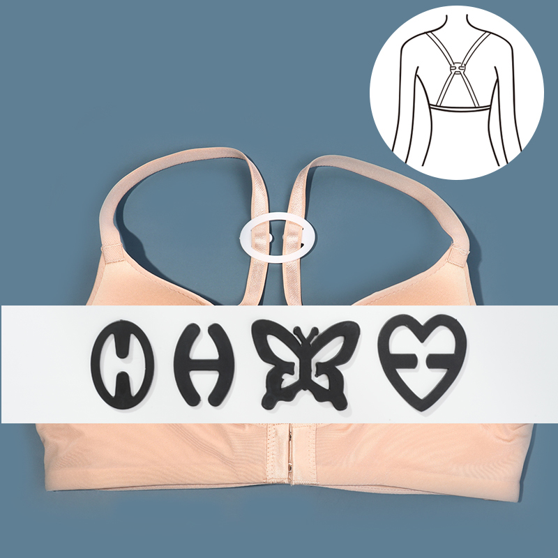 Bra Invisible Strap Clips Lift Adjust Enhance Cleavage Bra Buckle
