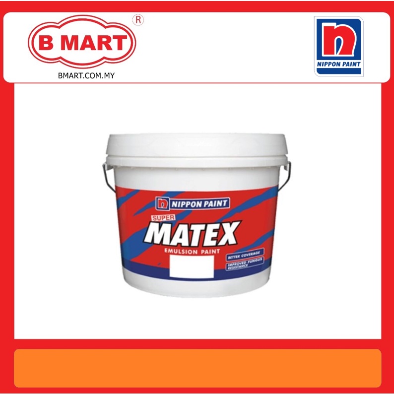 NIPPON PAINT SUPER MATEX 145 BRILLIANT WHITE 7L | Shopee Malaysia