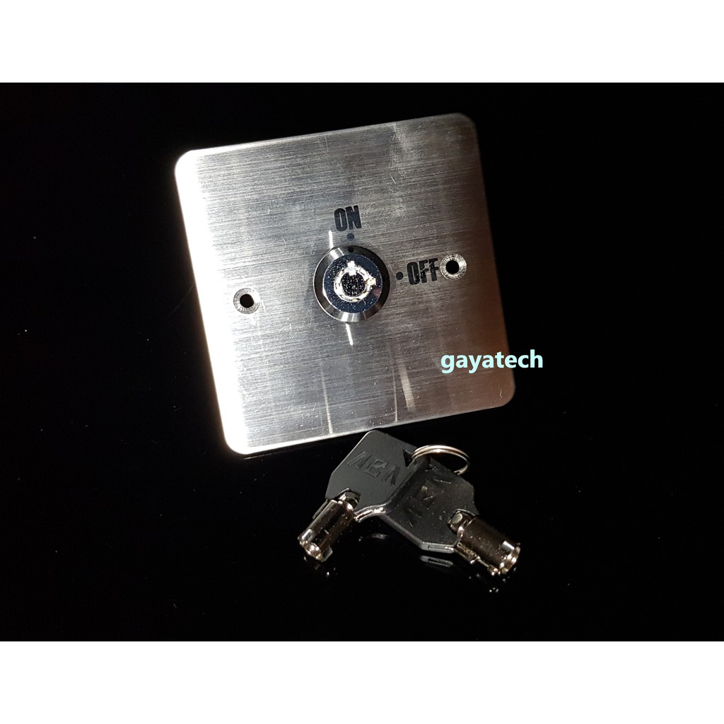 elock EL-KS1 Key Switch (Stainless Steel) c/w Overriding Key Switch ...