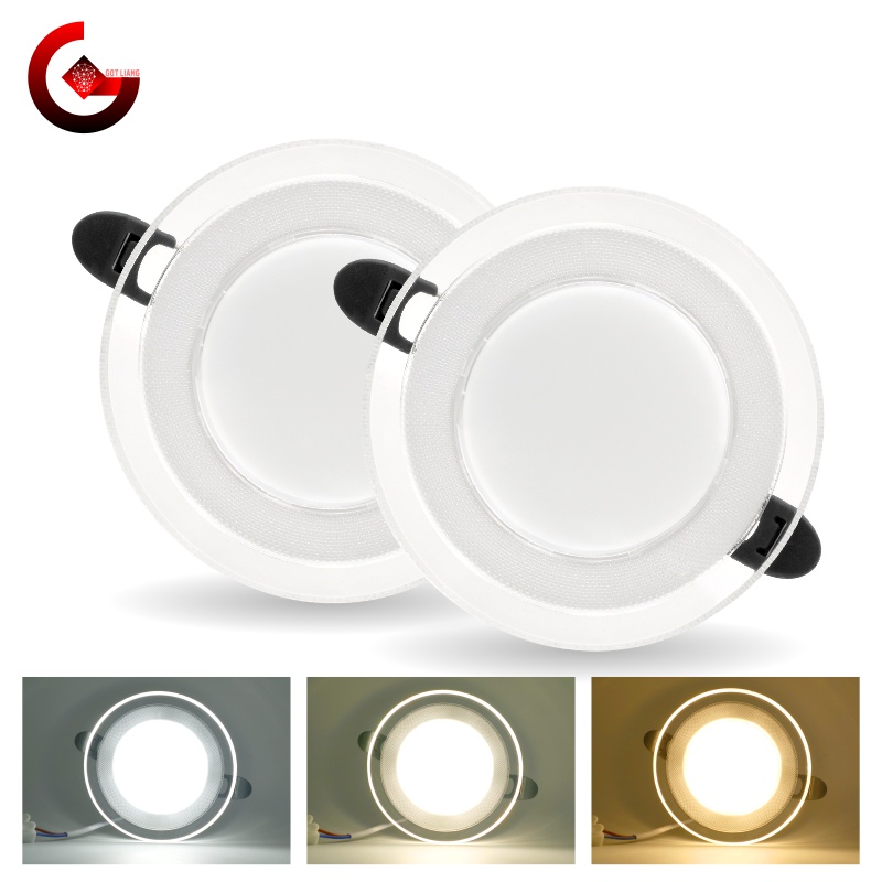 Got Liang 3 Colors Changeable LED Downlight 6W LED Lamp 220V 230V 240V ...