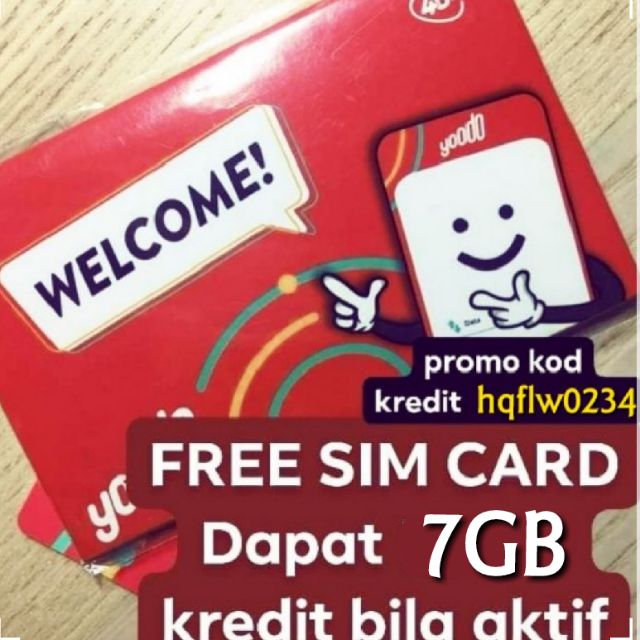 Yoodo (FREE SHIPPING SIM CARD) Shopee Malaysia