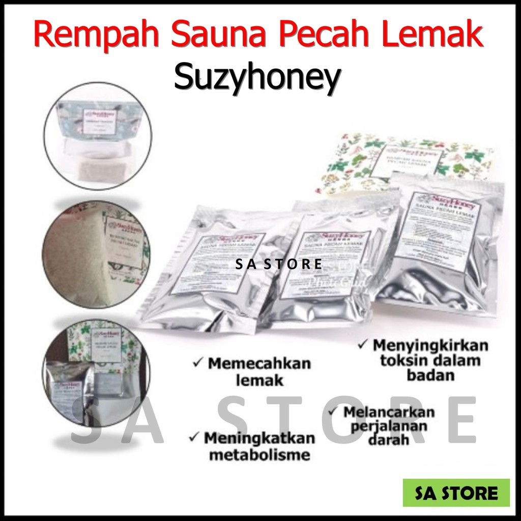 Suzyhoney 🎁 Rempah Sauna Pecah Lemak Rempah Herba Herba Sauna