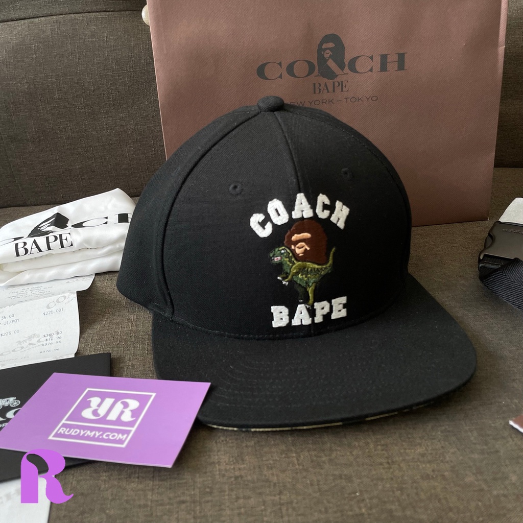 READY STOCK) Bape X Coach Baseball Cap 88831 | Shopee Malaysia
