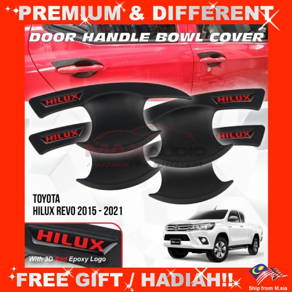 Car Door Handle Protector TOYOTA HILUX REVO 2015 2022 Inner Bowl
