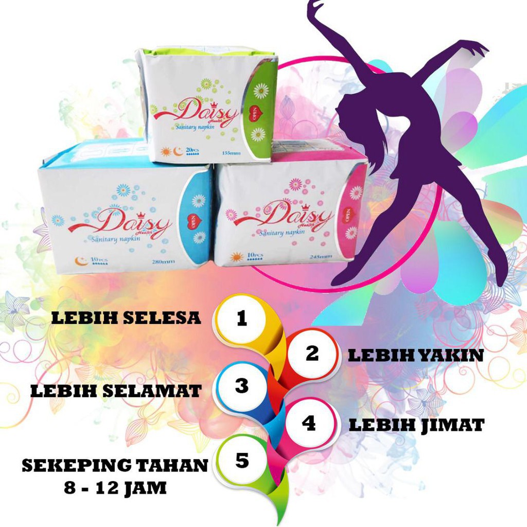 DAISY SANITARY PADS!! Shopee Malaysia
