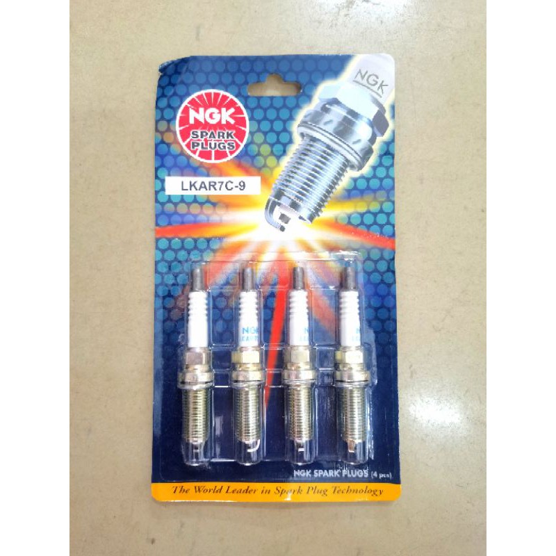NGK LKAR7C9 SPARK PLUG SET IRIZ PERSONA NEW SAGA VVT EXORA BOLD