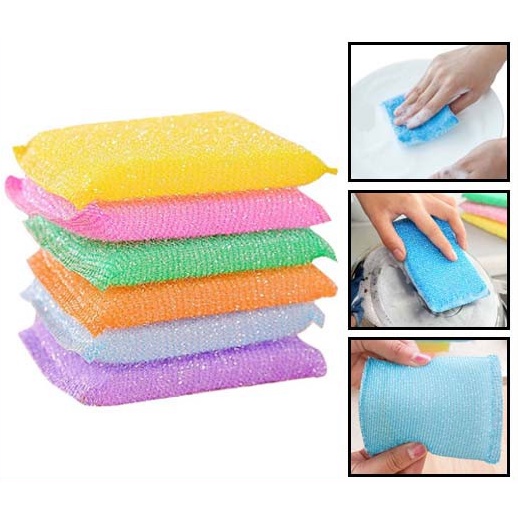 Sponge Washing Dishes Colorful Sponge Sponge Coir Nets Dishwashing