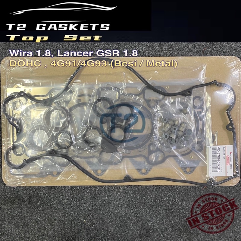Mitsubishi Lancer GSR 1.8, Wira 1.8 4G91, 4G93 Head Top Set Gasket