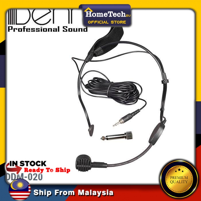 DENN DDM020 Dynamic Headset Microphone Wired 3.5mm Plug Wired