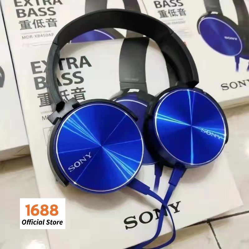 SONY MDR XB450AP EXTRA BASS ON-EAR HEADPHONE EADRPHONE WITH MIC ...
