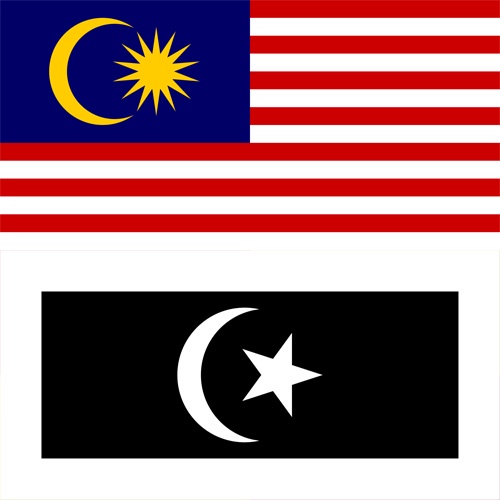 (Cotton Waterproof) 3x6 Bendera Malaysia And Terengganu Flag 2pcs Combo ...