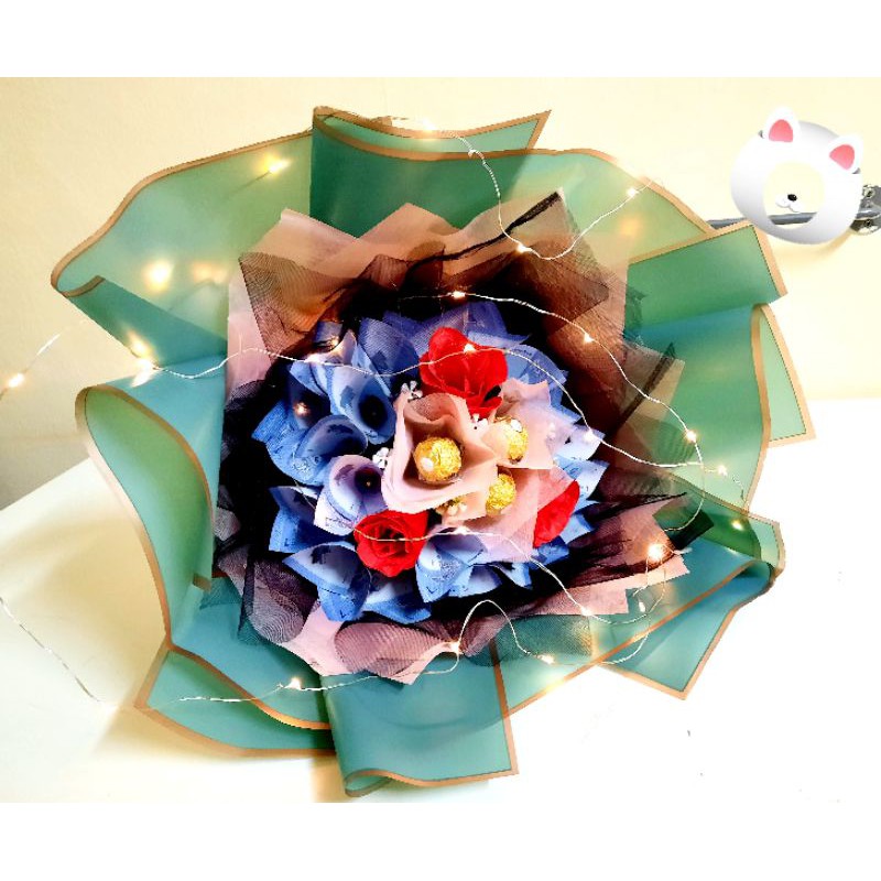 Bouquet Duit Viral 💵🍫💐 Bouquet Gubahan - Cik Bunga Coklat