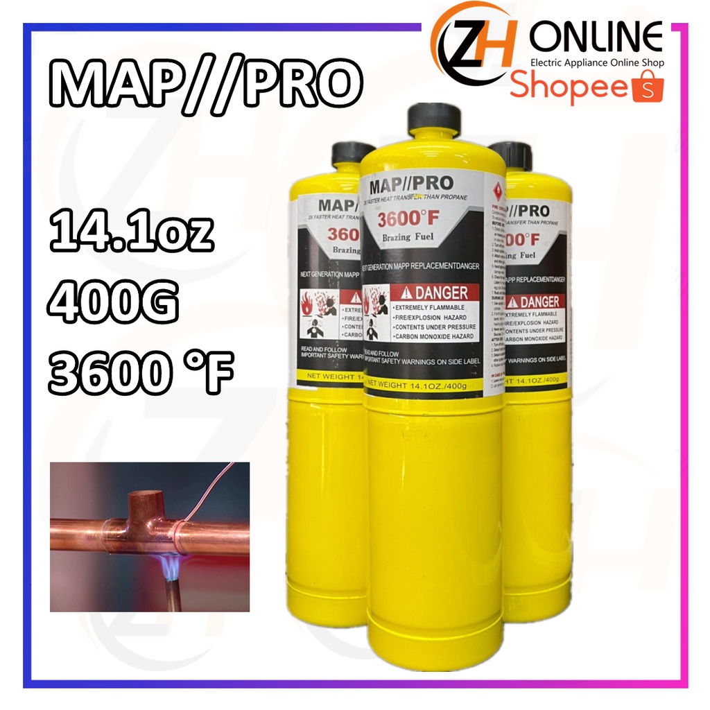 [Original] MAPP PRO Welding Gas & Soldering & Brazing & Mapp Gas 3600