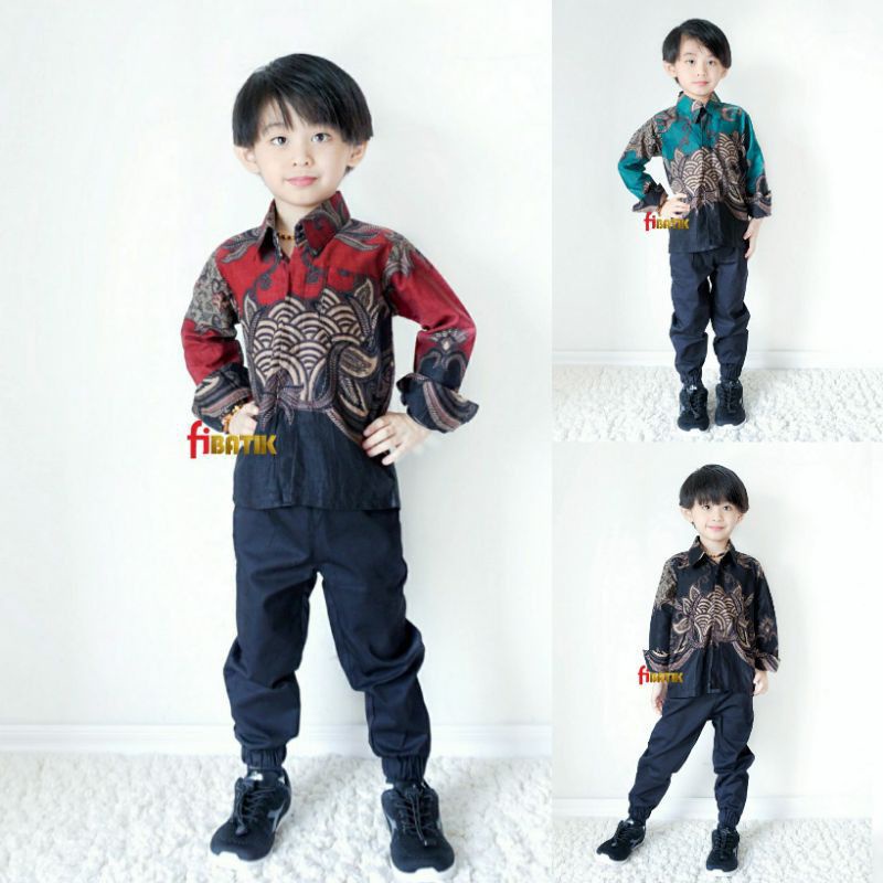 Boys Long Sleeve batik Clothes Aged 2-13 Years Can Make batik Day ...