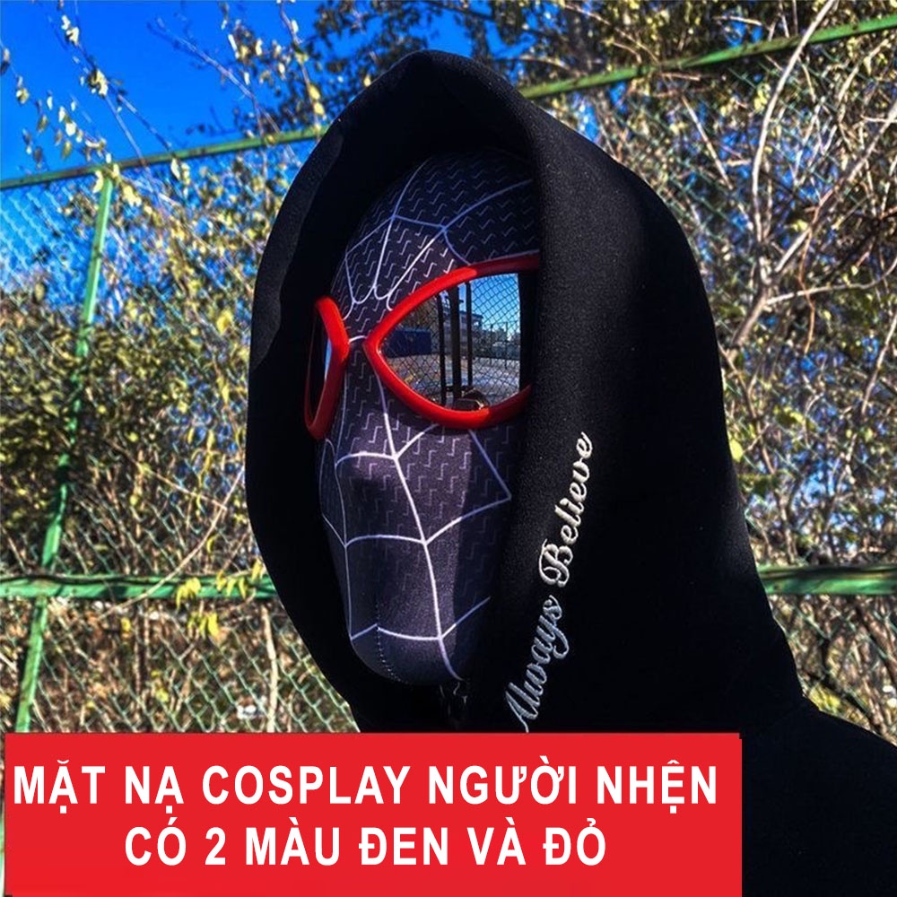 Spider Man 2 Black Red Spider-Man Mask, Unique Funny Hood Spider-Man ...