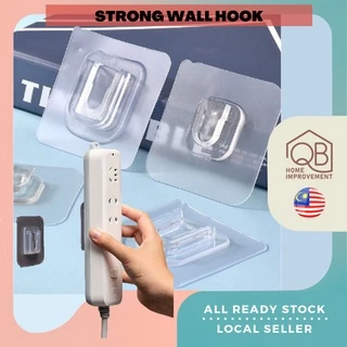 Double-sided Adhesive Wall Hook Hanger Strong Transparent Wall