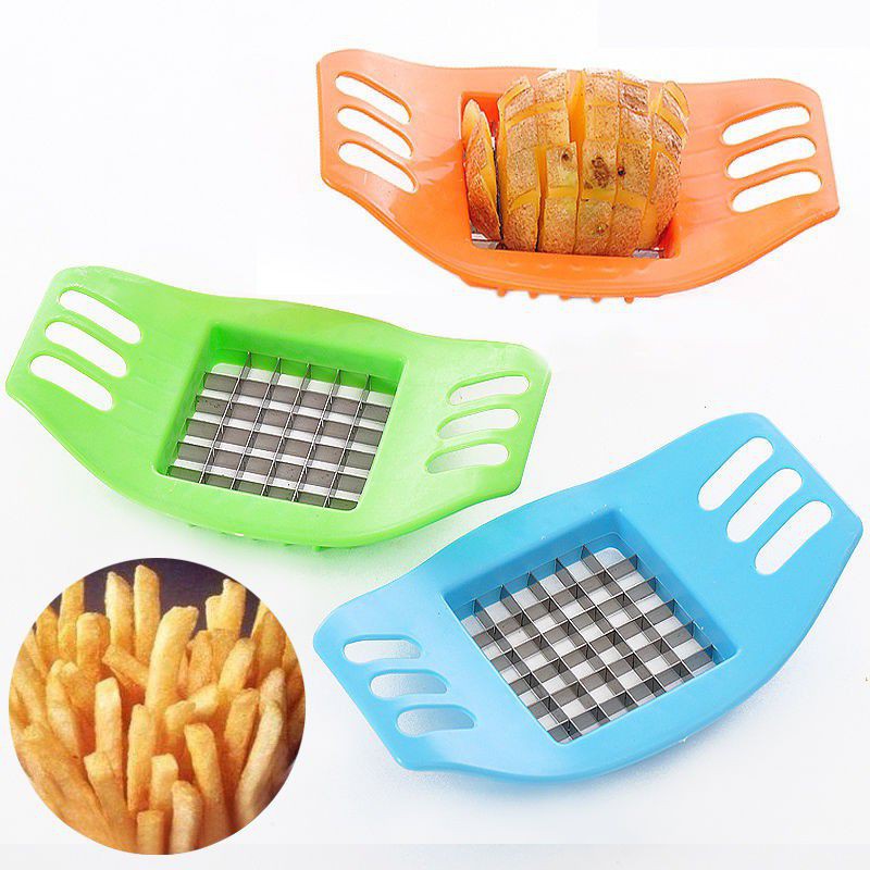 Fry Potato Chip Cut Cutter Vegetable Fruit Slicer Chopper Chipper Dicer ...