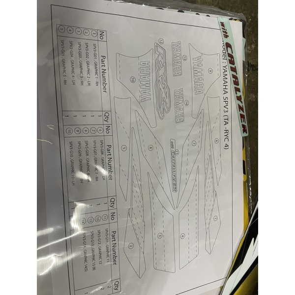 STICKER RXZ CATALYZER HONG LEONG YAMAHA | Shopee Malaysia