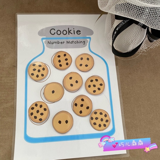 ‼️Lowest Price‼️Montessori Early Learning 💯Numbers learning💯Cookies jn ...