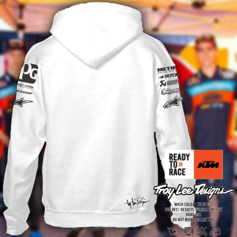 2020 Troy Lee Designs x KTM Factory Racing Team Logo Mens Casual