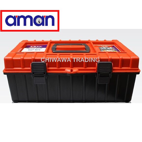 AMAN PVC Multipurpose Two Layer Tool Storage Box Professional Design ...