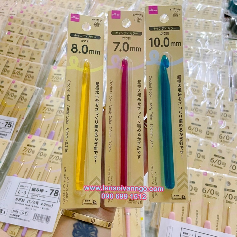 Japanese Domestic DAISO Crochet Needle 7mm / 8mm / 10mm Shopee Malaysia