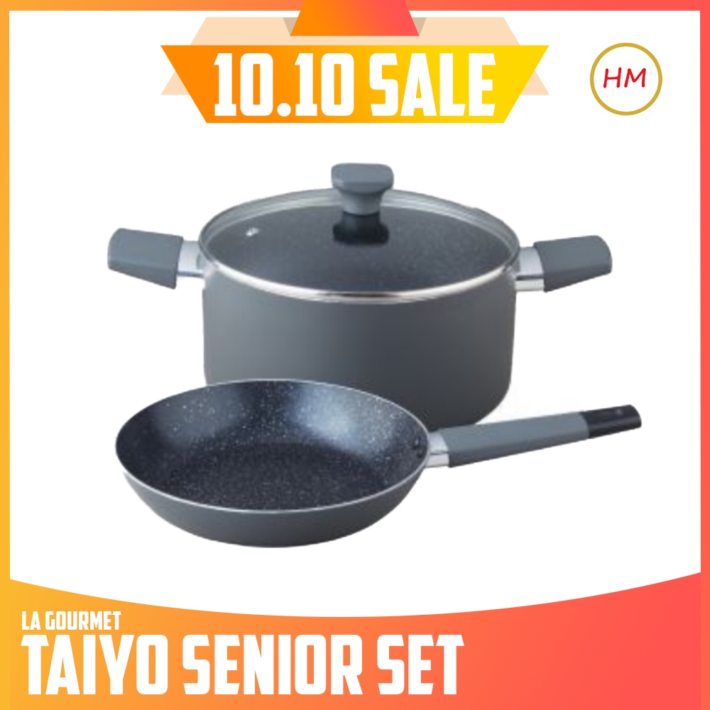 La Gourmet Zen by Shogun Taiyo Senior Cookware Set - 24cm Casserole ...