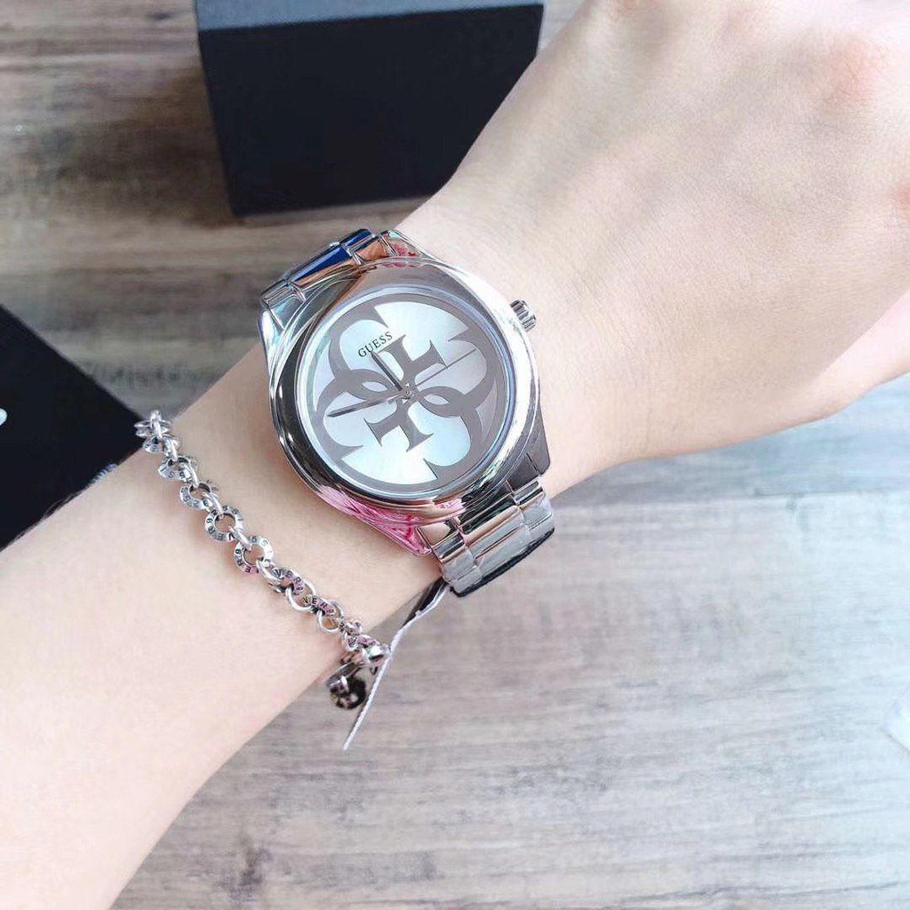 Guess G Twist Silver Ladies W1082L1 Shopee Malaysia