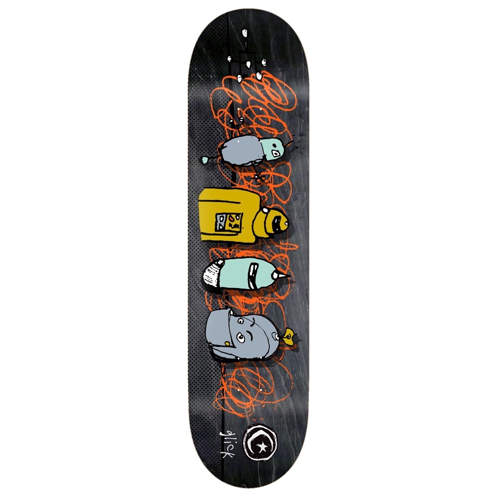 [CLEARANCE] Foundation Glick Heads 8.25" x 31.98" Skateboard Deck