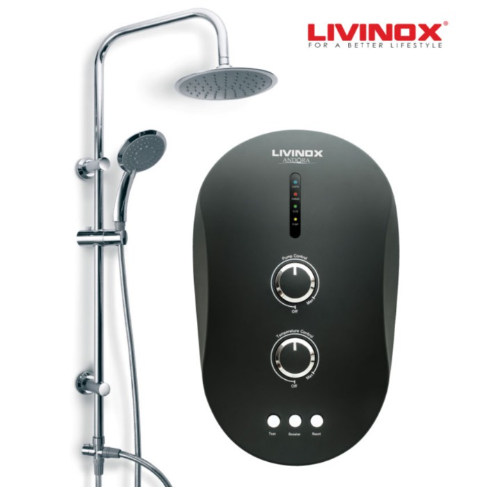 LIVINOX WATER HEATER ANDORA SERIES RAIN SHOWER DC PUMP | Shopee Malaysia