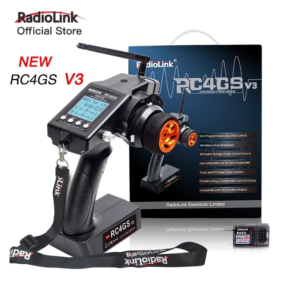 ️Fast Shipping ️Radiolink RC4GS V3(V2 Upgraded Version)5 Channels RC ...