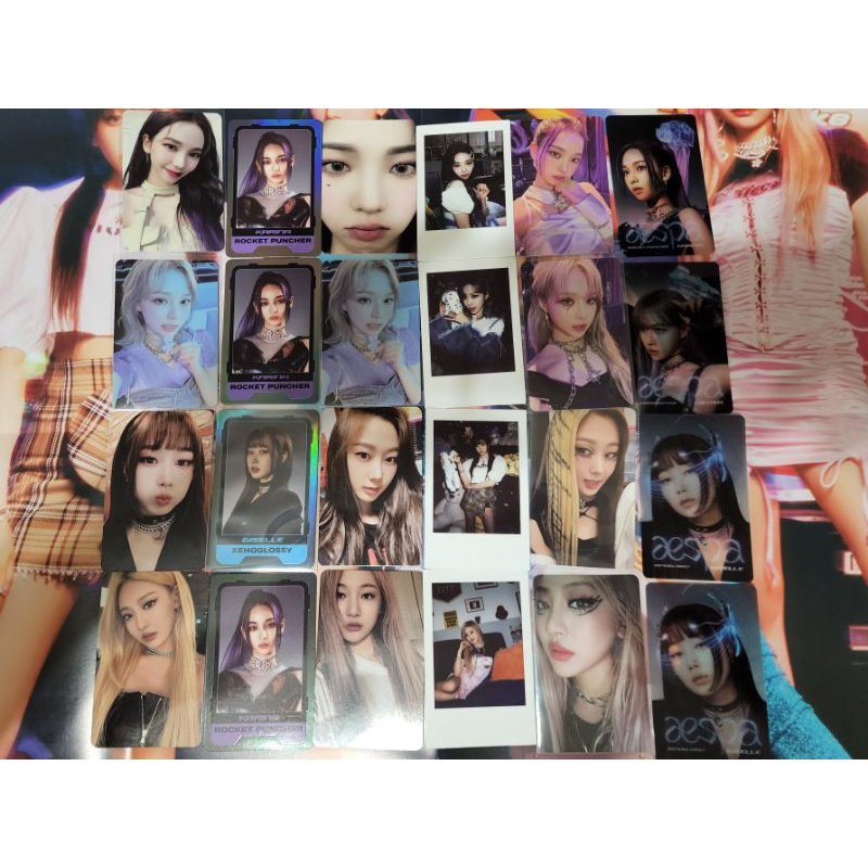 Updated Loose Aespa Girls Photocard Pob Benefit Kwangya Real World Digipack Karina Winter 