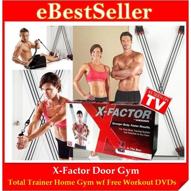 Workout DVDs Weider X Factor Door Gym Fitness Body Trainer