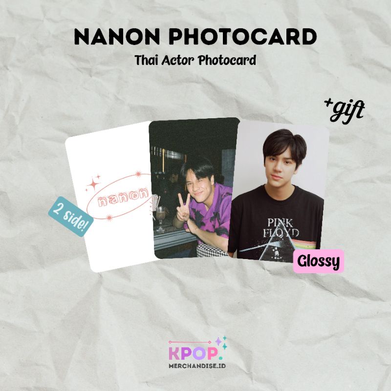 Nanon Korapat Photocard Thai Actor Raikantopeni Shopee Malaysia