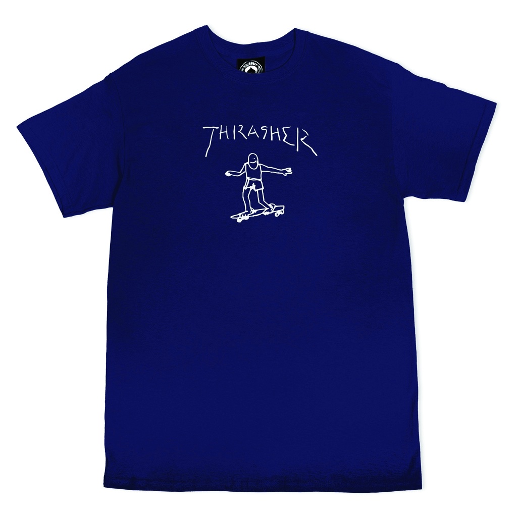 Thrasher Gonz T-Shirt ( Navy ) | Shopee Malaysia