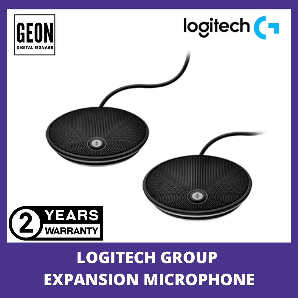 LOGITECH Expansion Microphone for Group 1 Pair (989-000171) - 2 Years ...