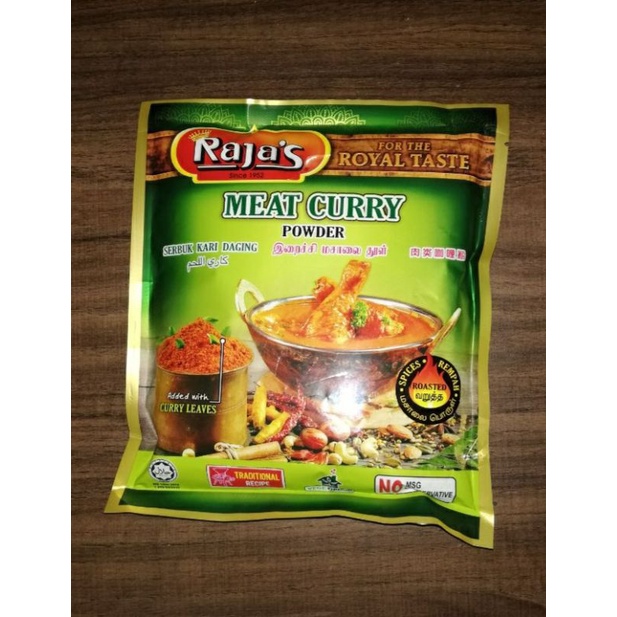 Raja's Meat Curry Powder / Serbuk Kari Daging 250g | Shopee Malaysia