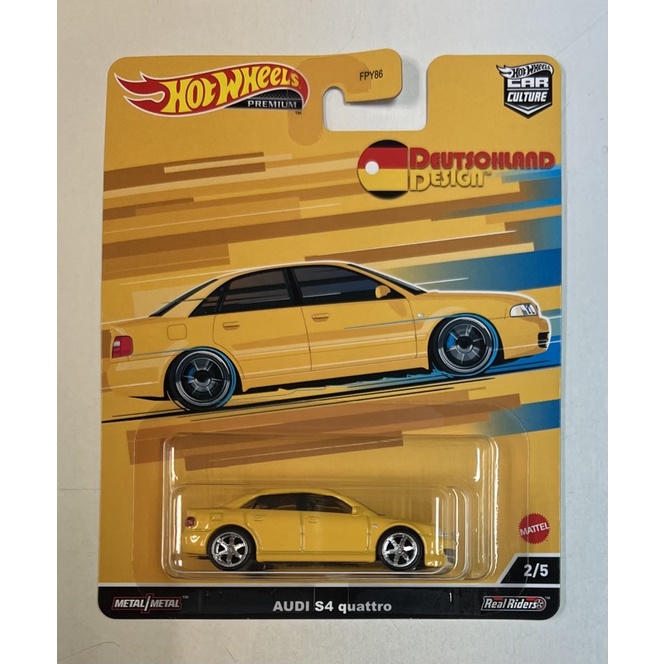 Hot Wheels 2 Pack Audi S4 Quattro & Audi R8 LMS