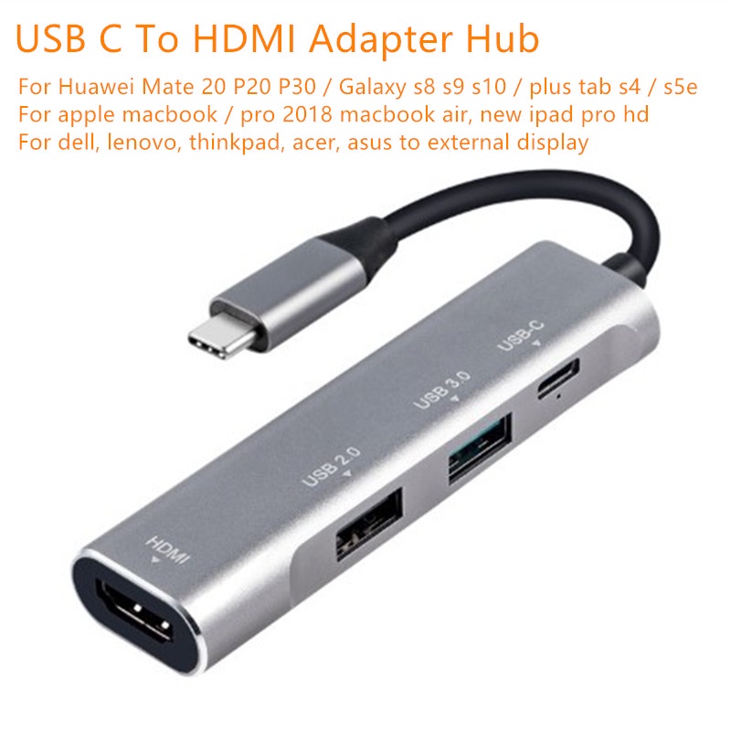 USB C To High Definition Adapter Hub Samsung Dex Station MHL for Galaxy