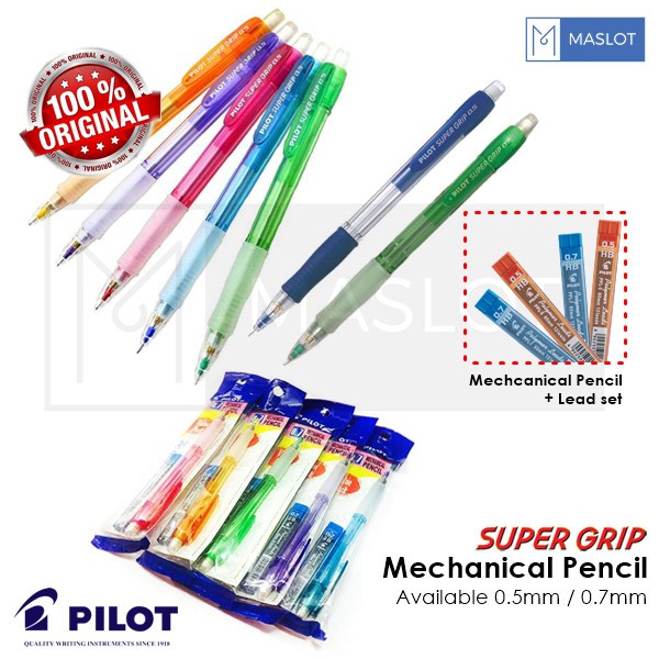 PILOT SUPERGRIP super grip H185/187 Mechanical Pencil (Available in 0
