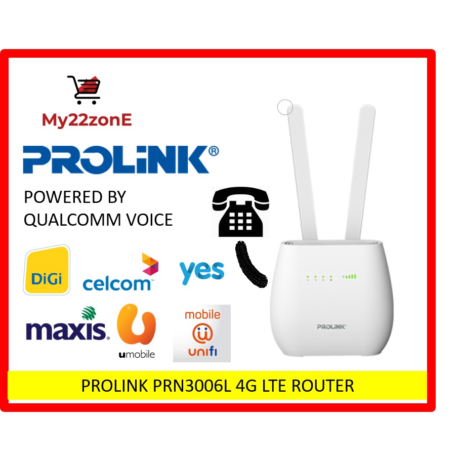 PROLINK 4G LTE WIRELESS ROUTER PRN3006L | Shopee Malaysia