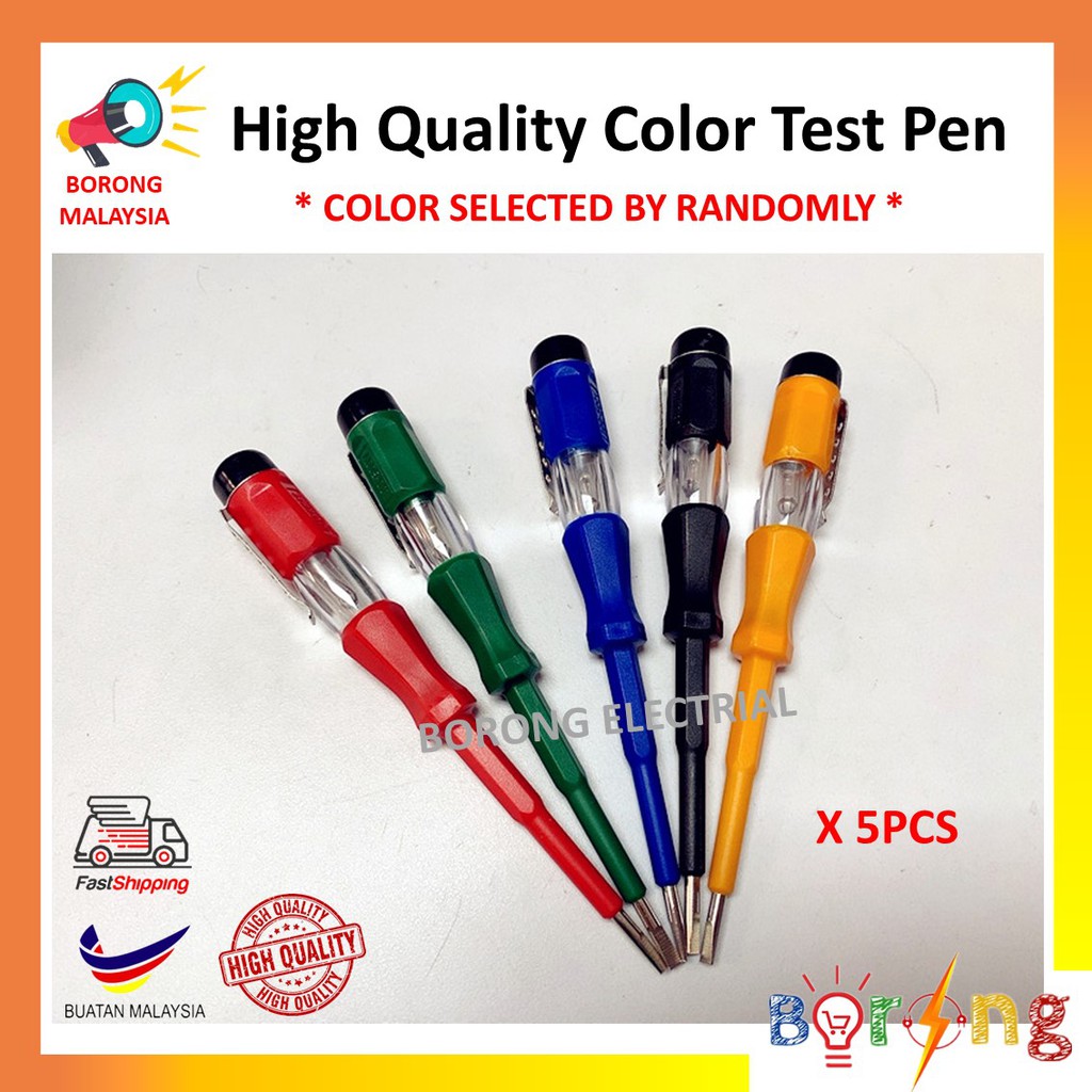 High Quality Color Test Pen ( 5 PCS ) | Shopee Malaysia