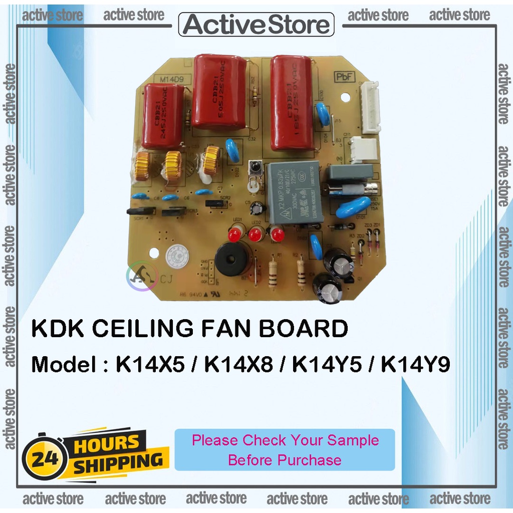 KDK Ceiling Fan Control Board / PCB Board Kipas Ceiling K14X5 K14X8