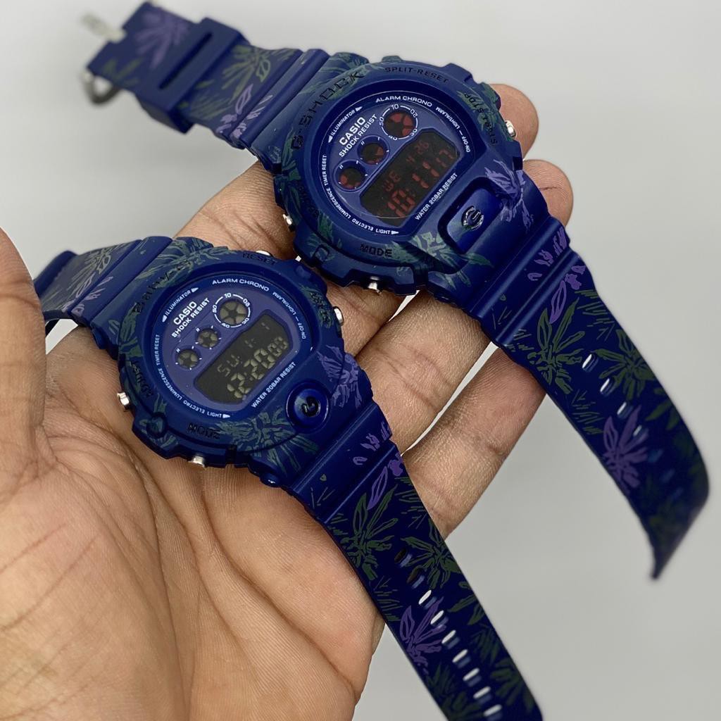 G Shock DW6900 Blue Floral Series Limited Edition Shopee Malaysia